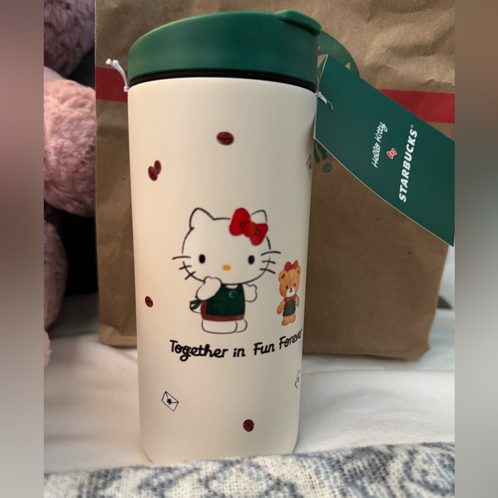 STARBUCKS HELLO KITTY LIMITED EDITION STAINLESS STEEL TUMBLER